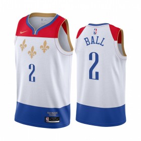 Camiseta Hombre NBA New Orleans Pelicans Lonzo Ball 2 2020-21 City Edition Swingman